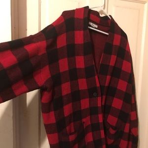 Bass Hunter’s Plaid Cardigan Sweater